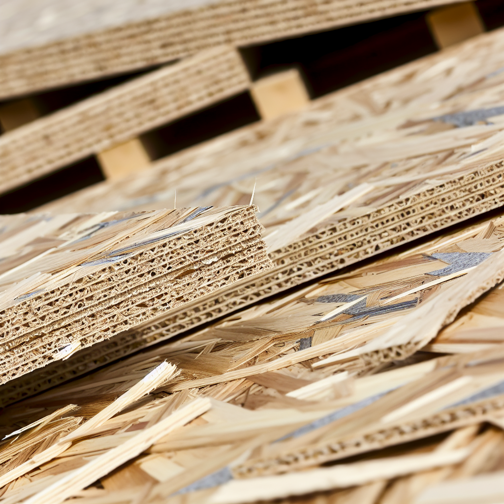 A close-up image showing the installation of OSB d